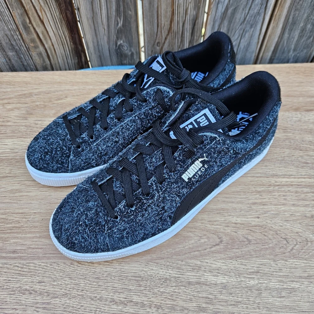Puma Textured Black Sneakers Womens Size 9 - Picture 4 of 16